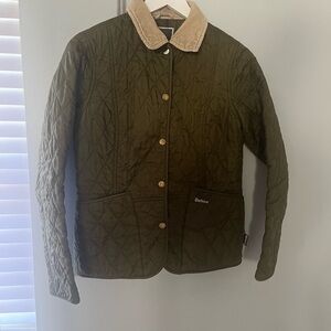 Barbour Classic Cord Collar Quilted Jacket US size 6